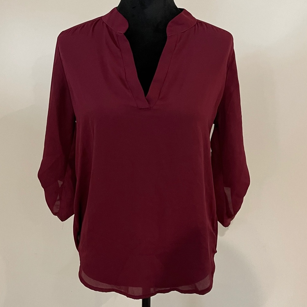 Red blouse
